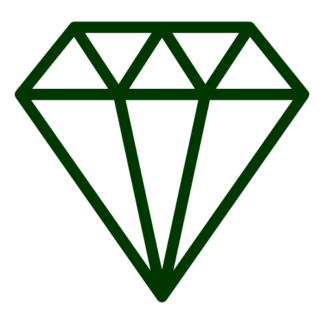 Diamond Decal (Dark Green)